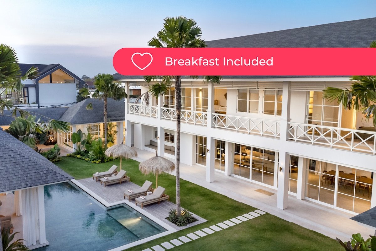 Taurus 5BR Private Luxury Villa Canggu 5min Beach