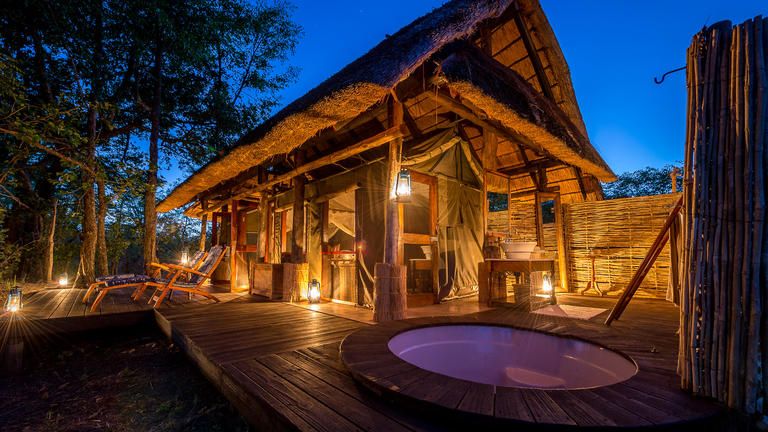 Zungulila Bushcamp Zungulila chalets