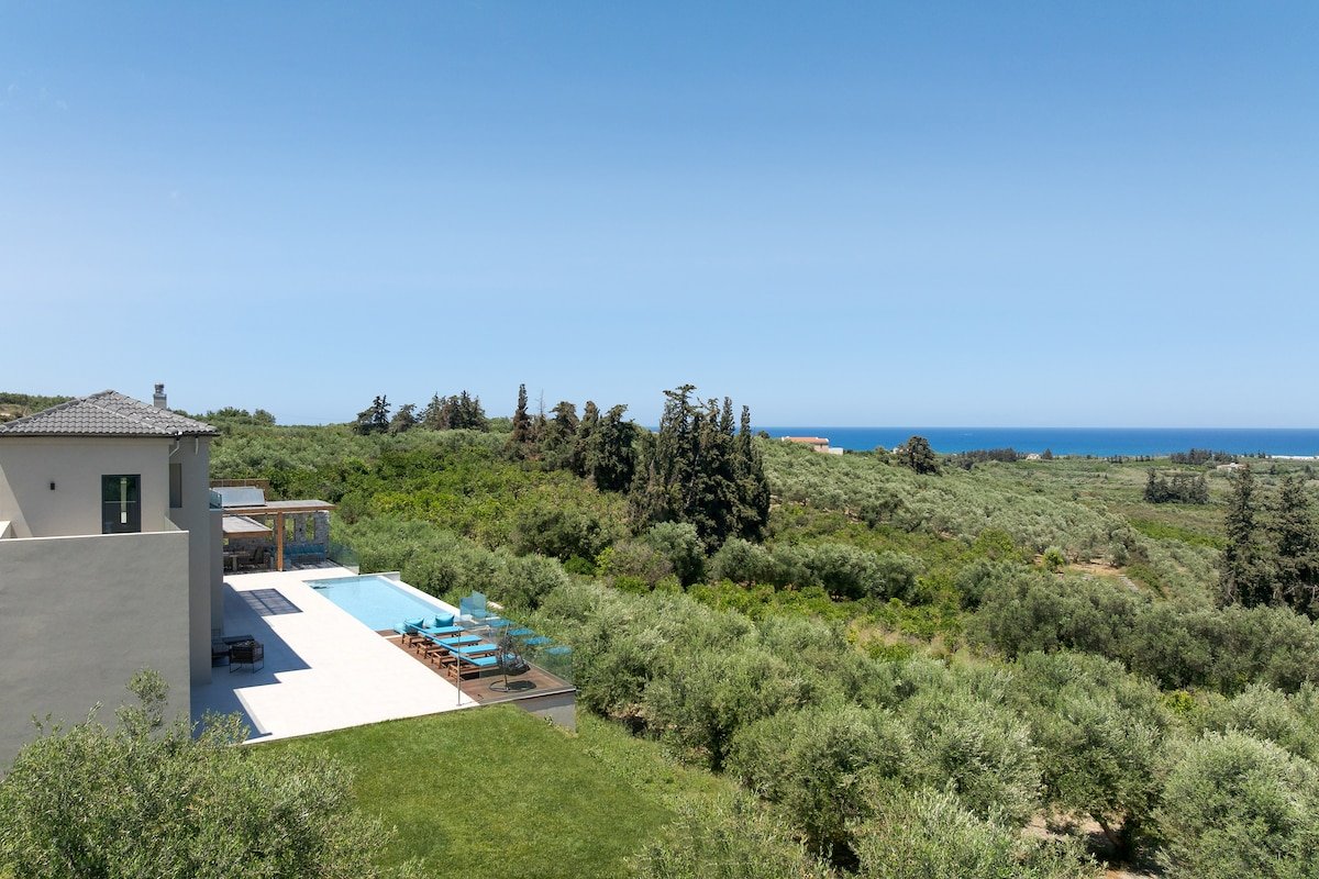 Blue Zone Villa, a SeaView Sanctuary with Pool gallery image 2