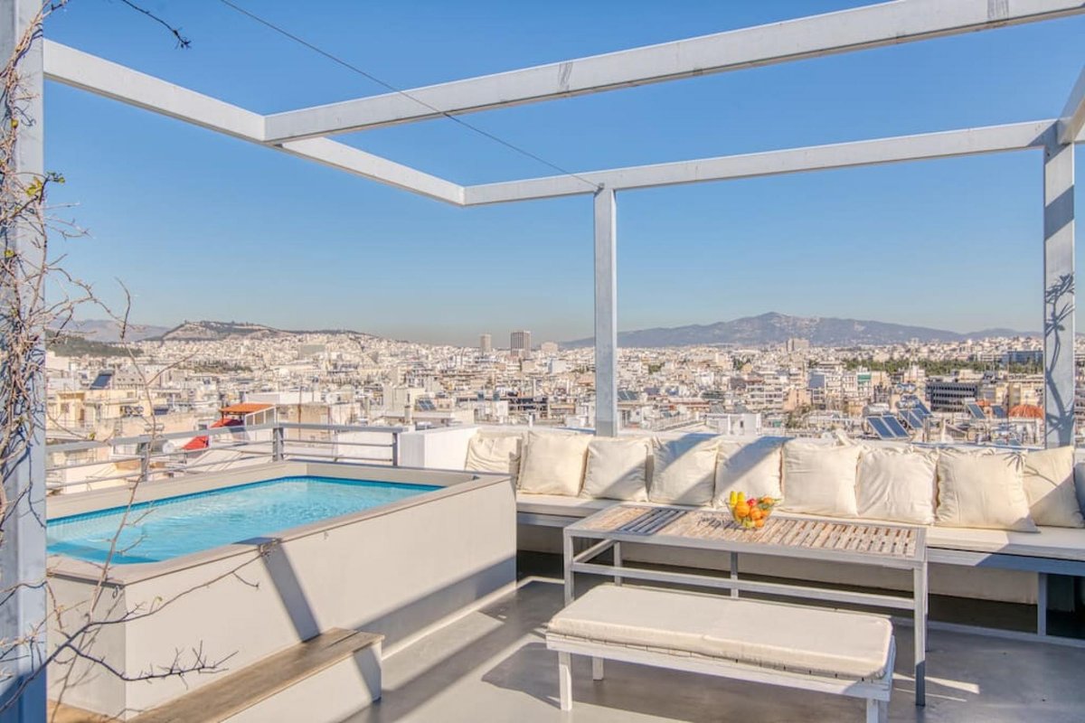 360 Athen’s view at lux two storey penthouse!