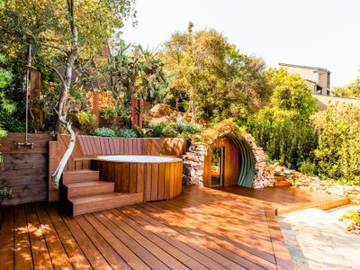 The Topanga A-Frame & Spa, with a heavenly view