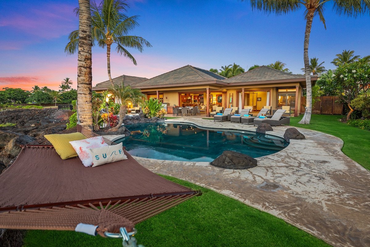 Great Family Home at Kolea with Pool, Sleeps 12! gallery image 2