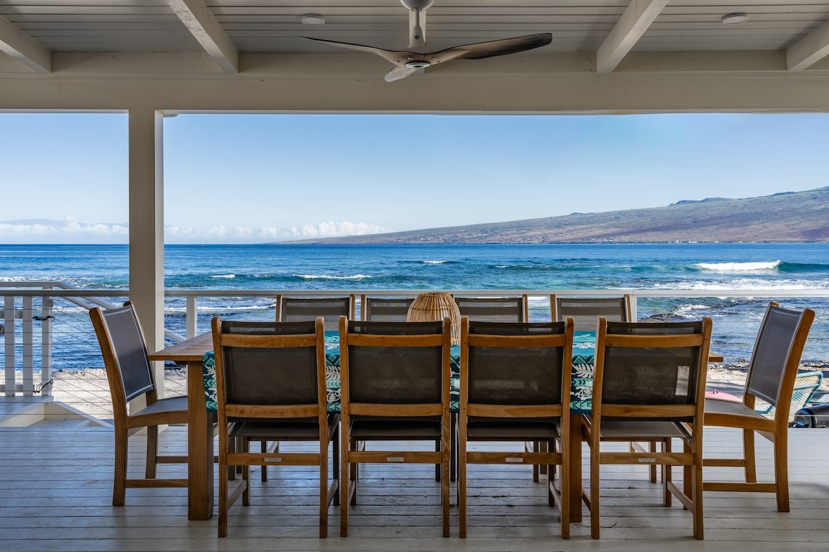Absolutely Stunning Oceanfront Puako Beach House! gallery image 3