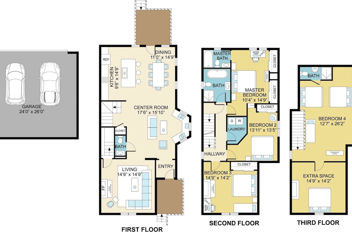 The Gathering House – Spacious & Stylish w/ Garage gallery image 4