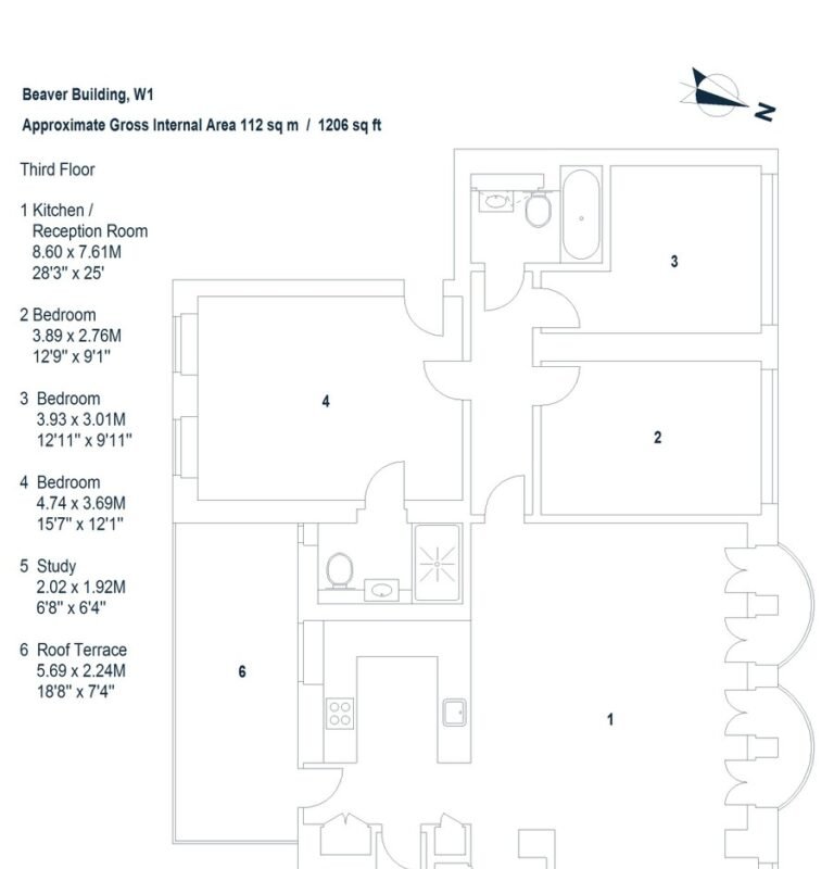 Iconic London Oxford Street 3 Bedroom AC+Balcony gallery image 5