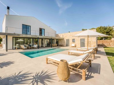 Modern villa with swimming pool,Sa Caleta, Menorca