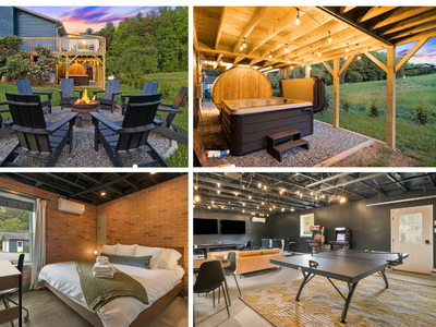 Karaoke Chalet | 2 Kitchens • Hot Tub • Sauna