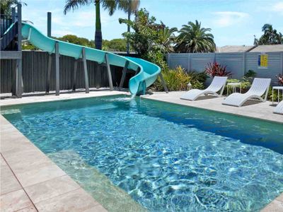 Waterslide, Games Room, Family Holiday, Beach