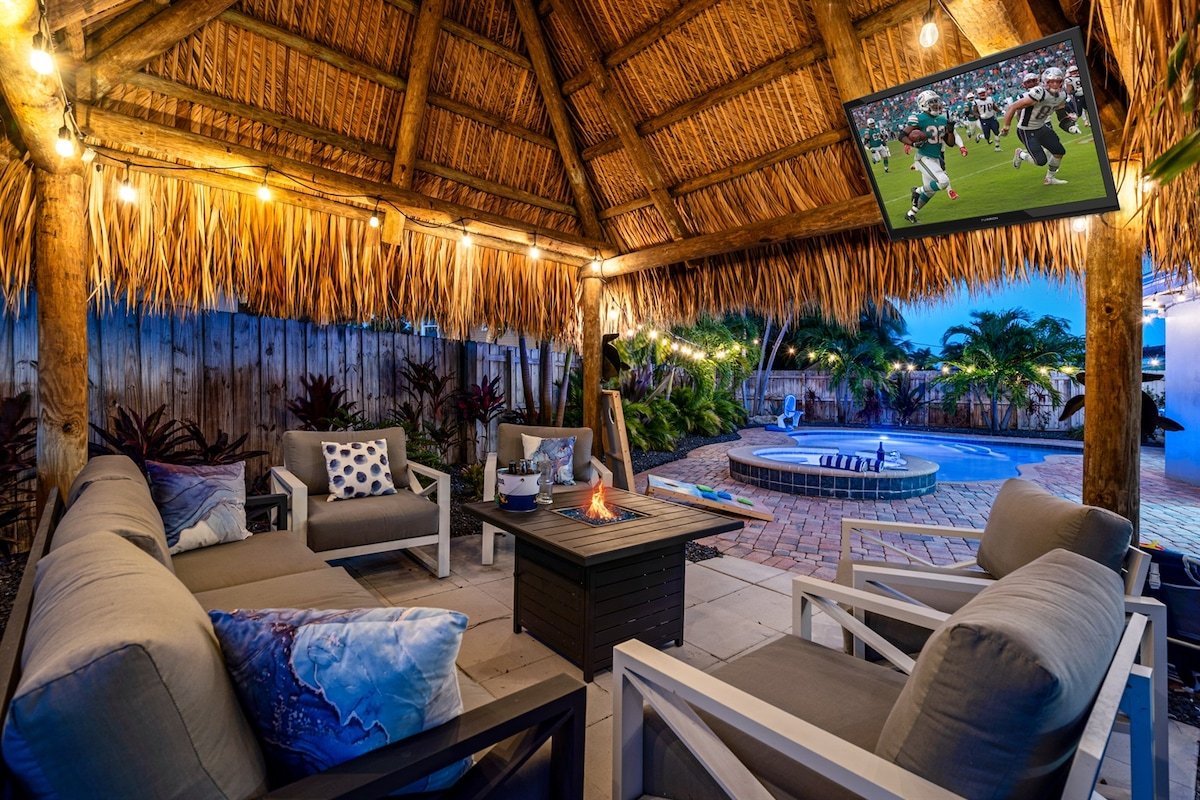 Walk2BEACH|HeatedPool|Spa|GamingRoom|Tikihut|Cove gallery image 3