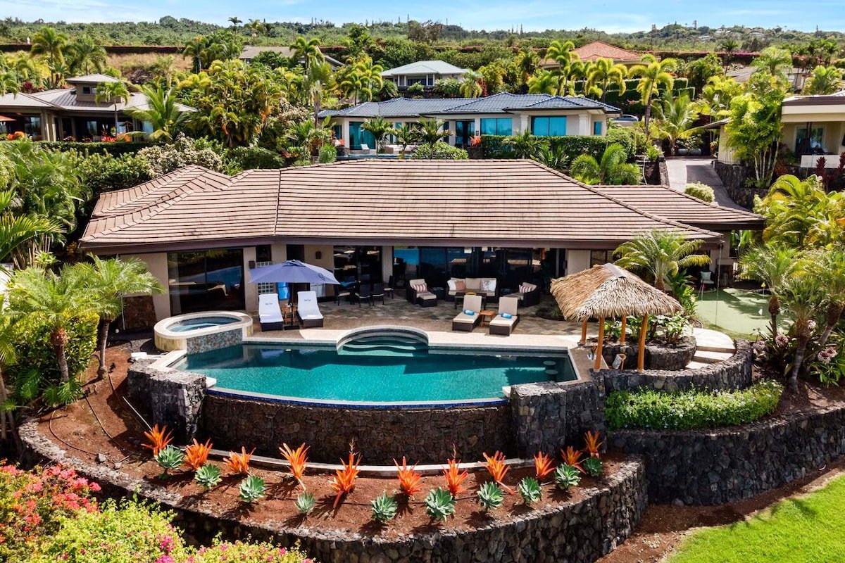 Island Oasis: Ocean Views w/Heated Pool/Spa, Green gallery image 5