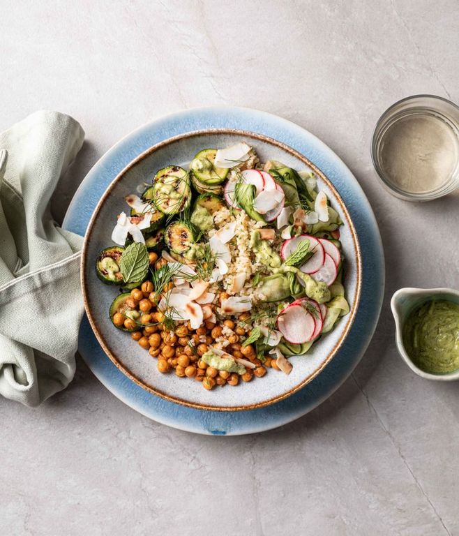 Photo of Crispy Chickpea & Bulgur Bowl