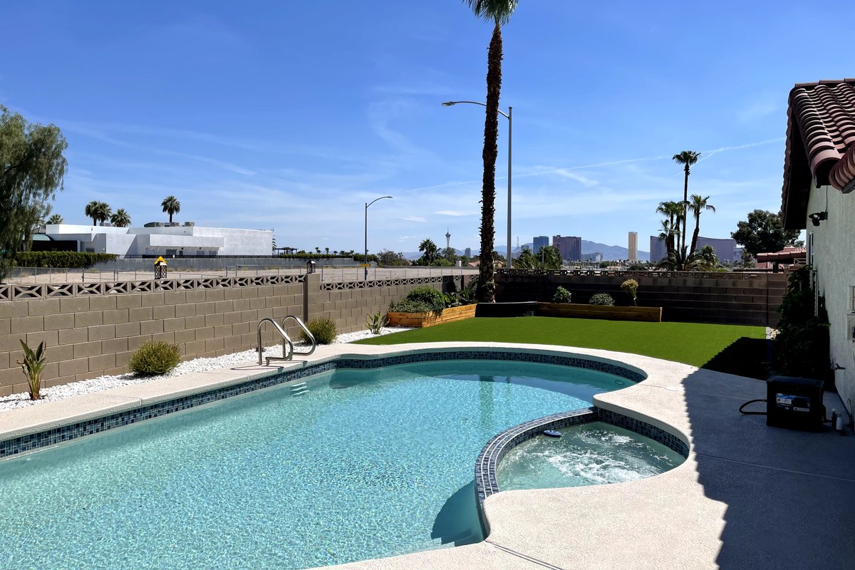 Peaceful Pool in 4BR w/ BBQ, Patio, and Near Strip