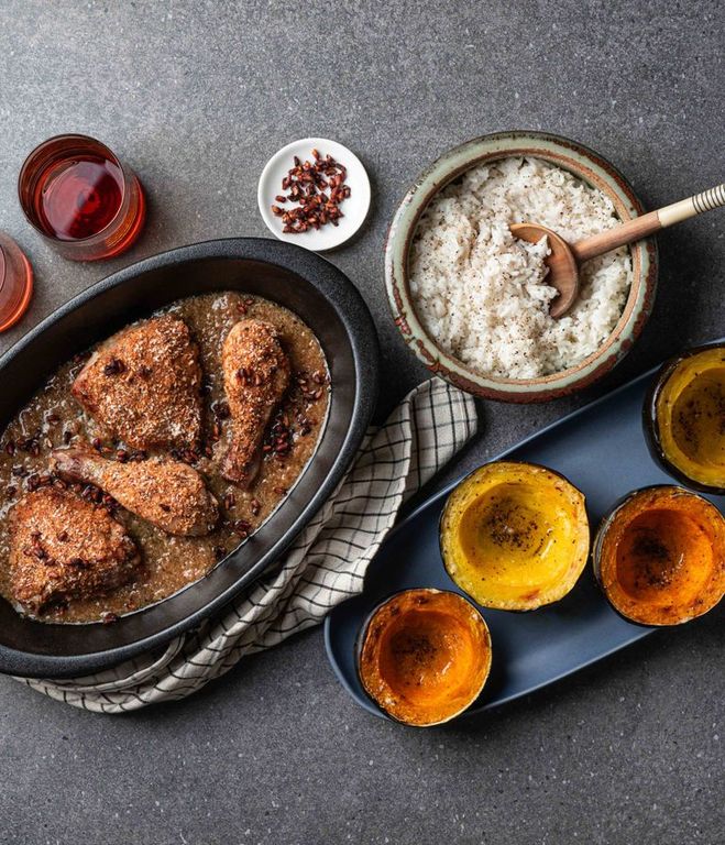 Photo of Sticky Pomegranate Chicken