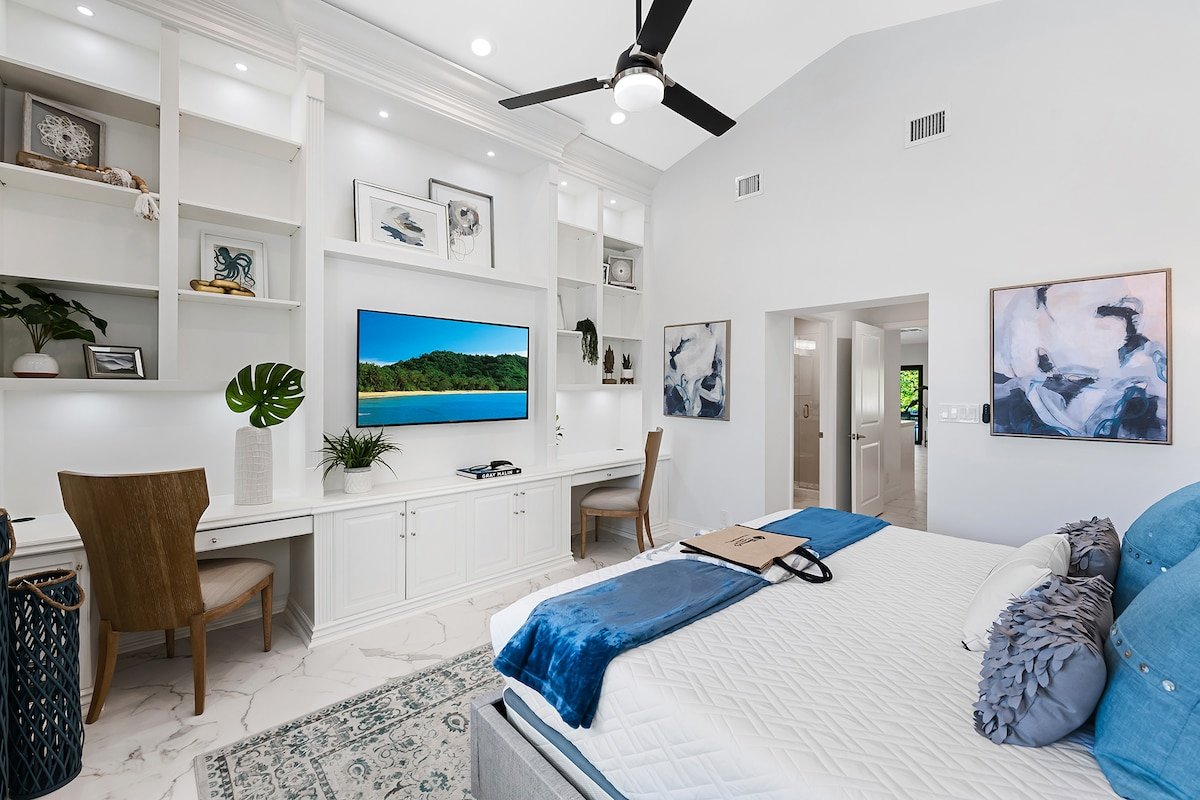 Manatee Harbor – Modern Coastal Heated Pool Home gallery image 4