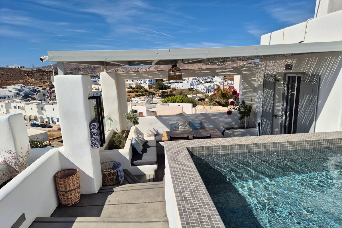 Apartment Aphrodite 3 with private pool in Naoussa