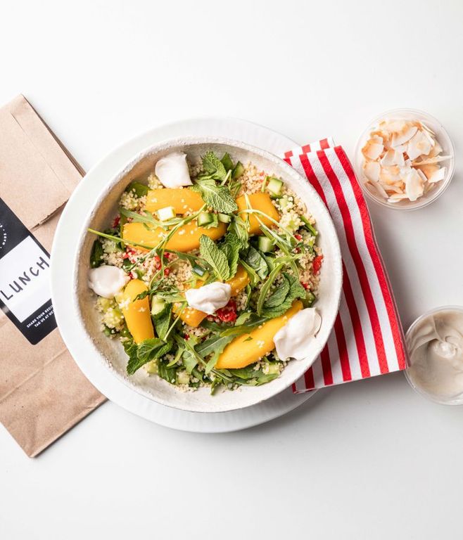 Photo of Summer Mango Couscous Bowl