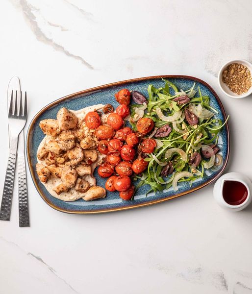 Photo of Cajun Chicken Hummus Bowl