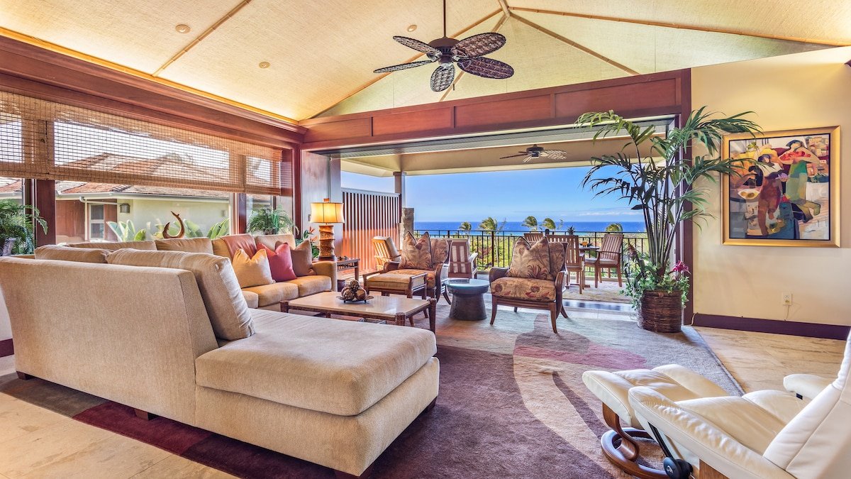 Lux Oceanview Villa at Hualalai w/Resort Pool & AC gallery image 4