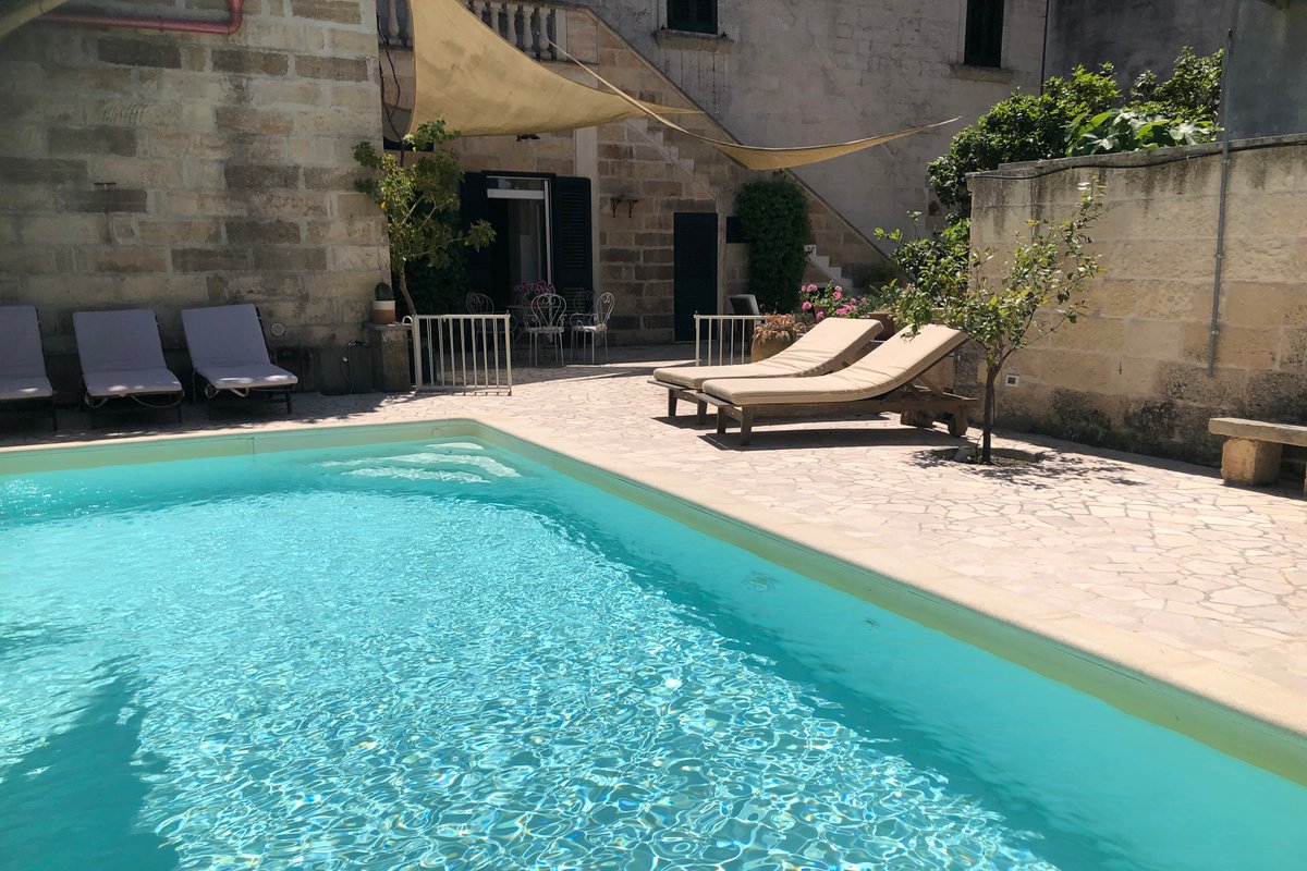 Historic apartment with pool