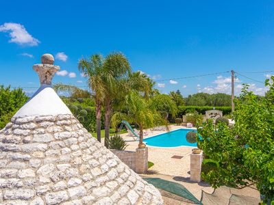 Trullo Poggio con piscina – vicino Mare