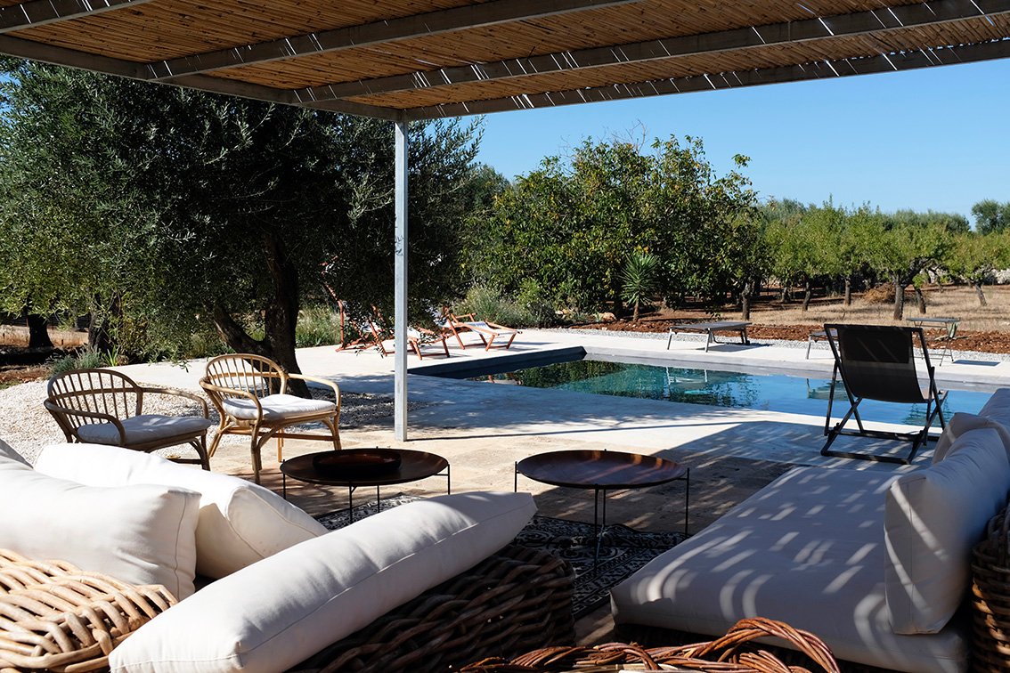 Casa Bianca con piscina