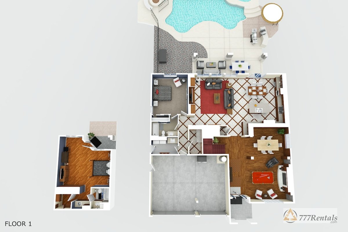 777Rentals – 7BR/5BA – Model House Mansion gallery image 4