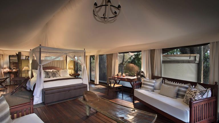 African Bush Camps Kanga Expeditions Honeymoon Luxury Tent