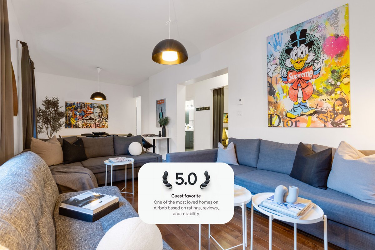 LiV MTL Chic-3 Spacious 4BR Near Downtown Montreal