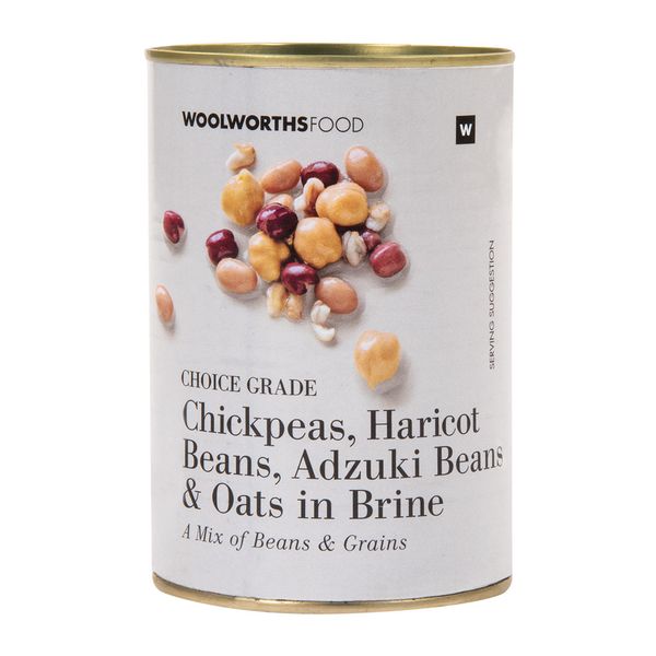 Photo of Chickpeas, Haricot and Adzuki Beans and Oats in Brine 410 g