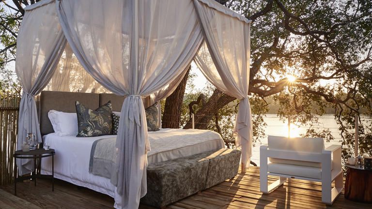 Victoria Falls River Lodge Starbed Treehouse Suite