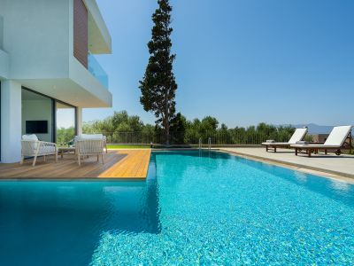 Ostria Villa, Pirgos-Villas, Ηeated Pool, Sea View