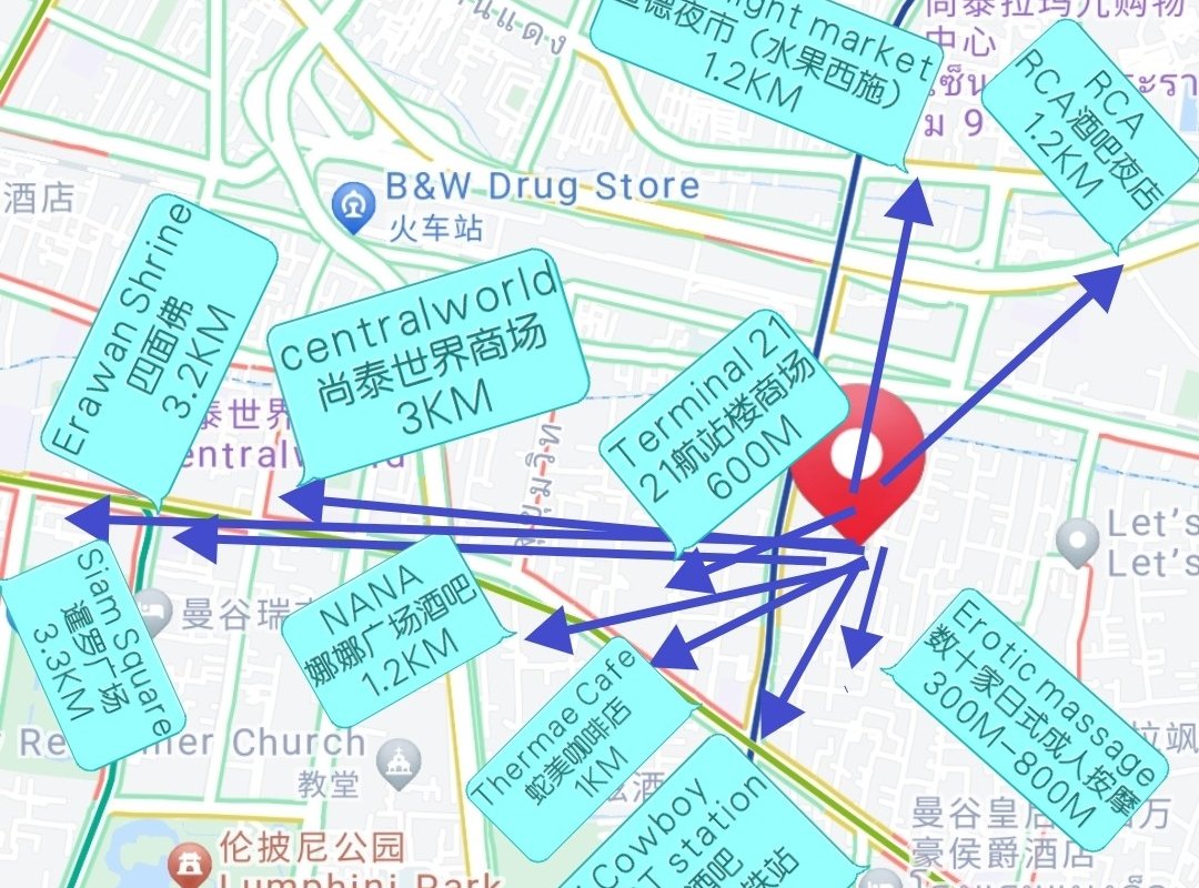 曼谷市中心私密四卧别墅 步行至牛仔街五分钟 gallery image 3