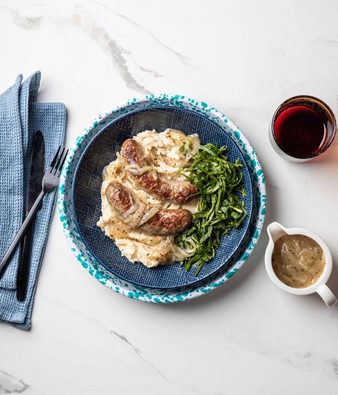 Photo of Pork Sausages & Gravy