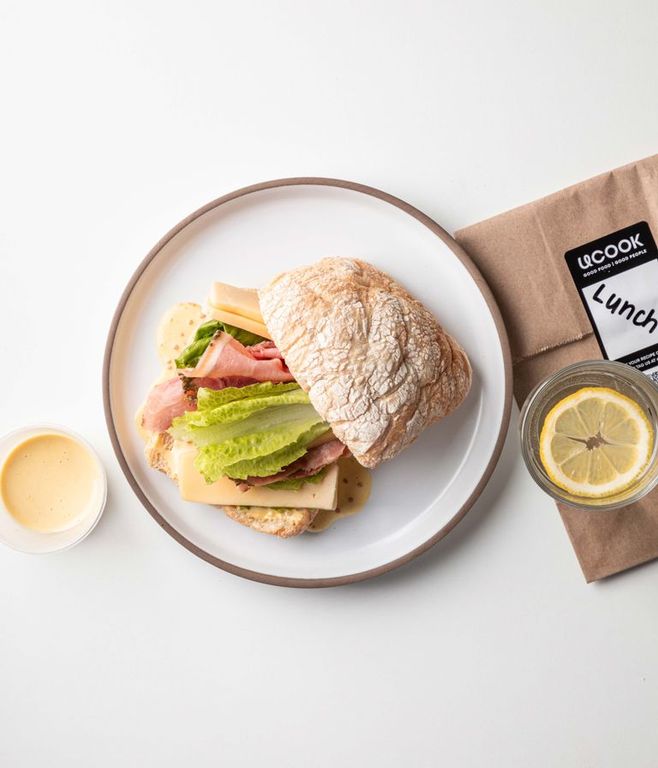 Photo of Rosemary Ham & Cheese Sandwich