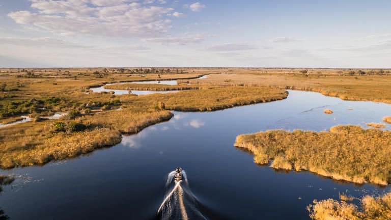 Wilderness Little Vumbura - Take a boat trip to explore the beauty of the floodplains, deep waterways, and riverine and island woodlands.