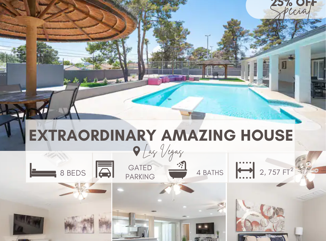 25% Off Special- Extraordinary Amazing House