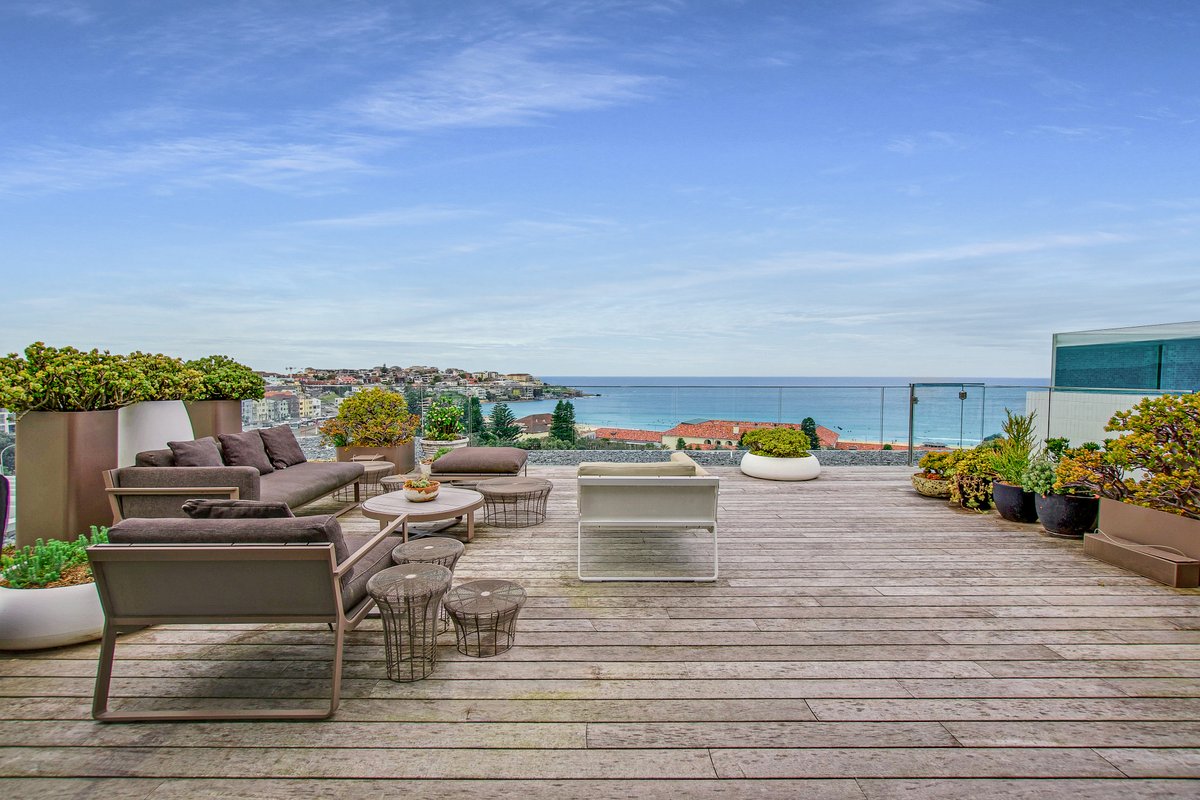 Two level Penthouse 180 degree view of Bondi Beach