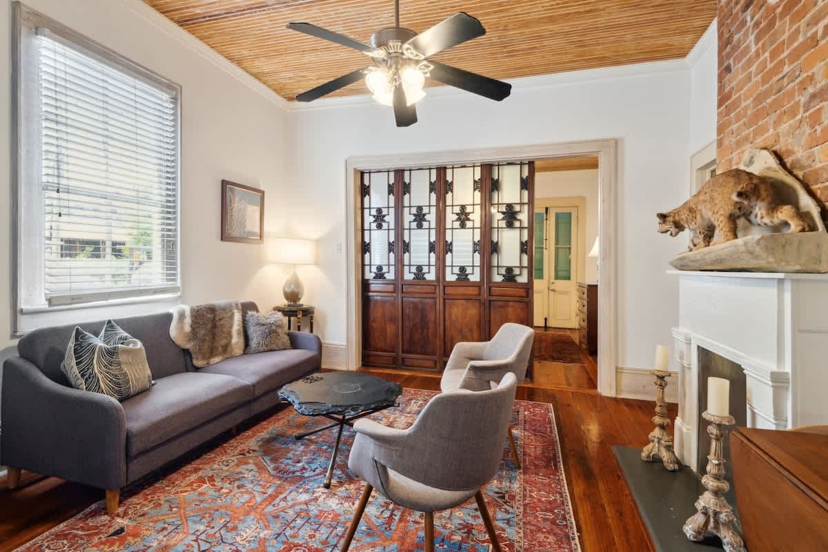 Eclectic Double Shotgun | Large Private Backyard