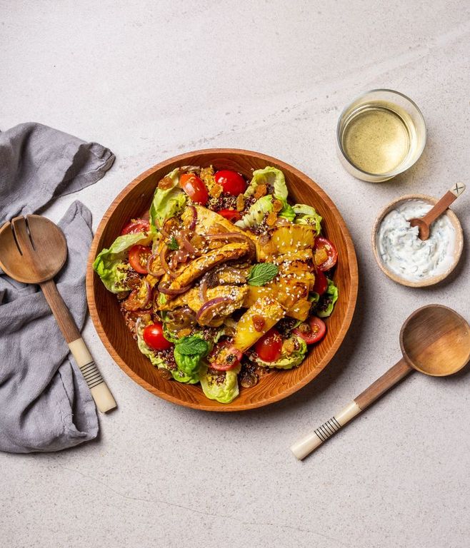 Photo of Curry-spiced Chicken & Pineapple Salad