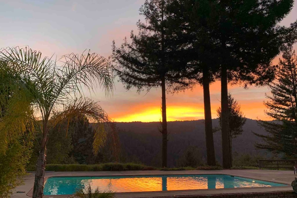 The Hacienda- Santa Cruz Mountain Ridgetop Retreat gallery image 2