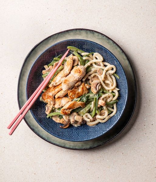 Photo of Creamy Mushroom Chicken & Udon Noodles