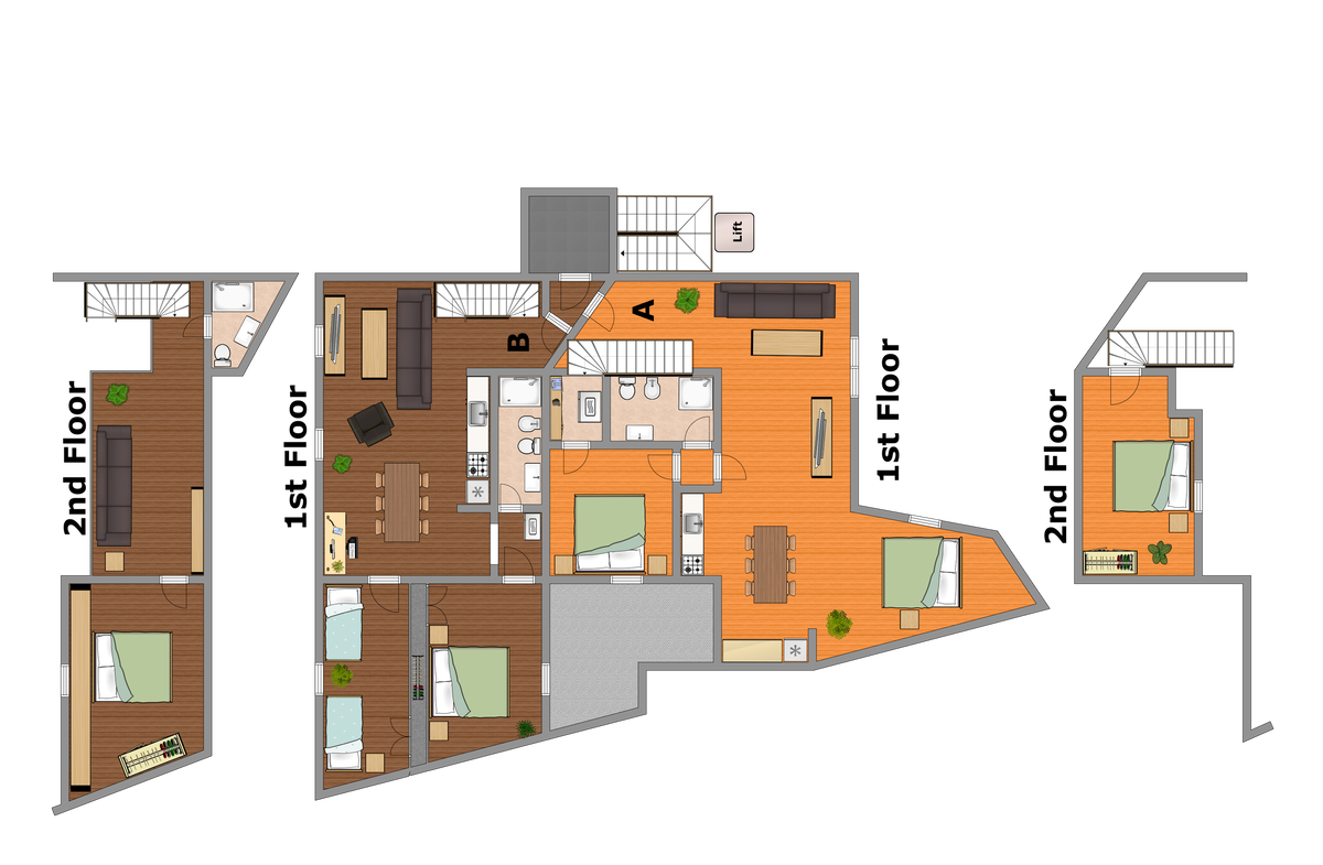 Kozna Loft AB 5-Bedrooms, 3-Bathrooms (Old Town) gallery image 3