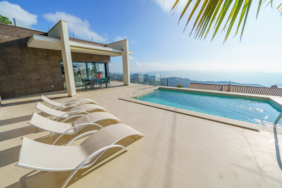 Villa le Paradis (8 pers.). increíble vista al mar gallery image 2