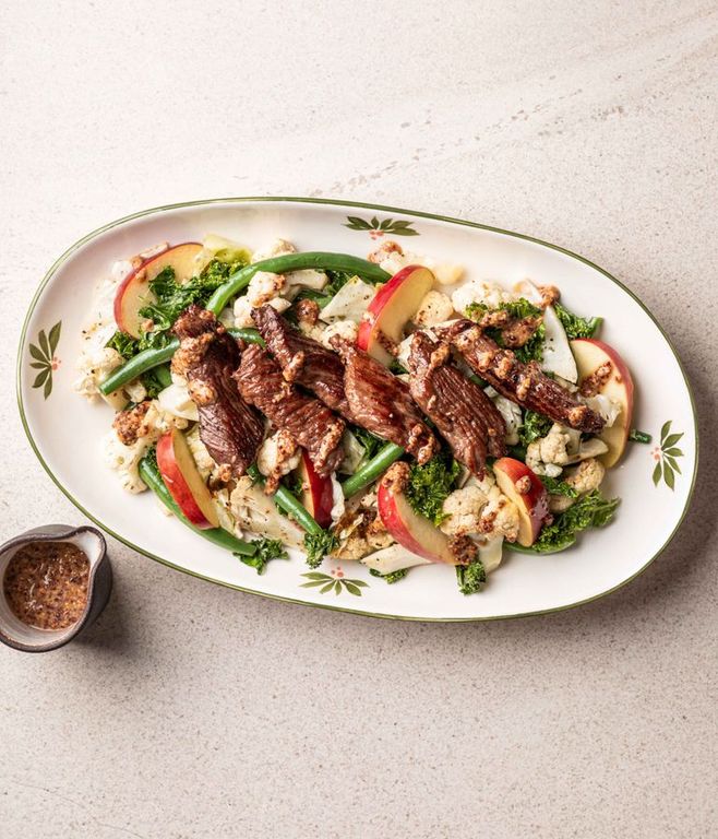 Photo of Ostrich Salad & Mustard Dressing