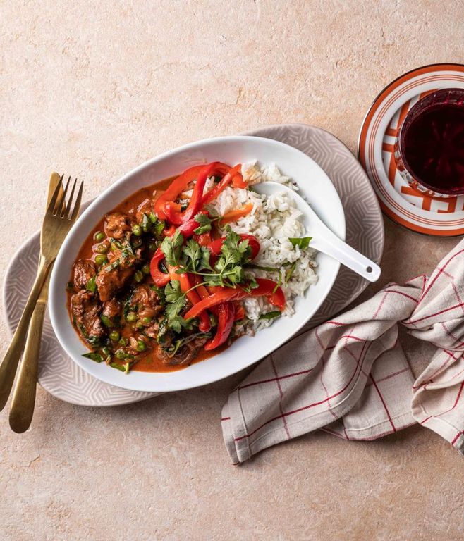 Photo of Steamy Thai Red Ostrich Curry