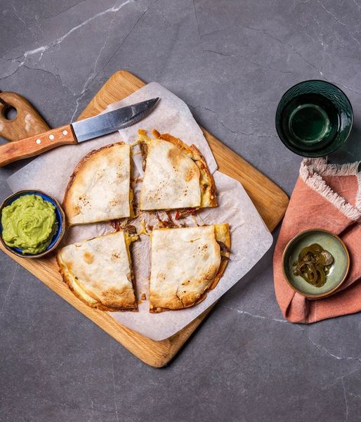 Photo of Beef & Jalapeño Popper-style Quesadilla