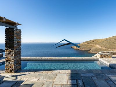 Villa Helios near Xyla beach, sea view and pool