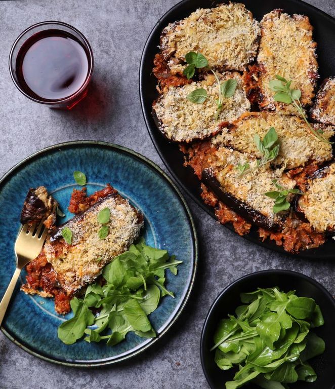 Photo of Cheesy Aubergine & Tomato Bake