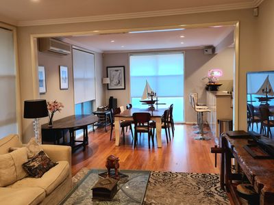 Private house with parking for five+ cars.