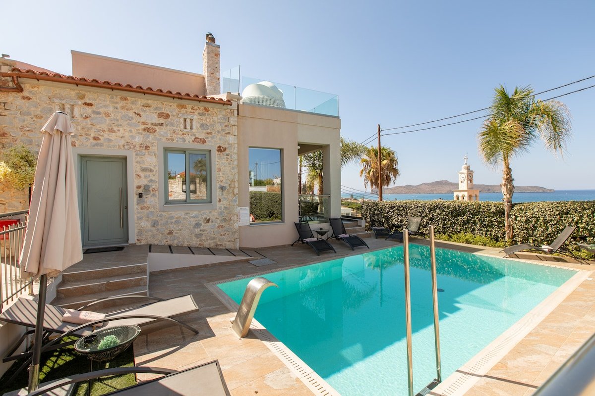 Luxury Villa Kleanthi, Private Pool, Playground gallery image 2